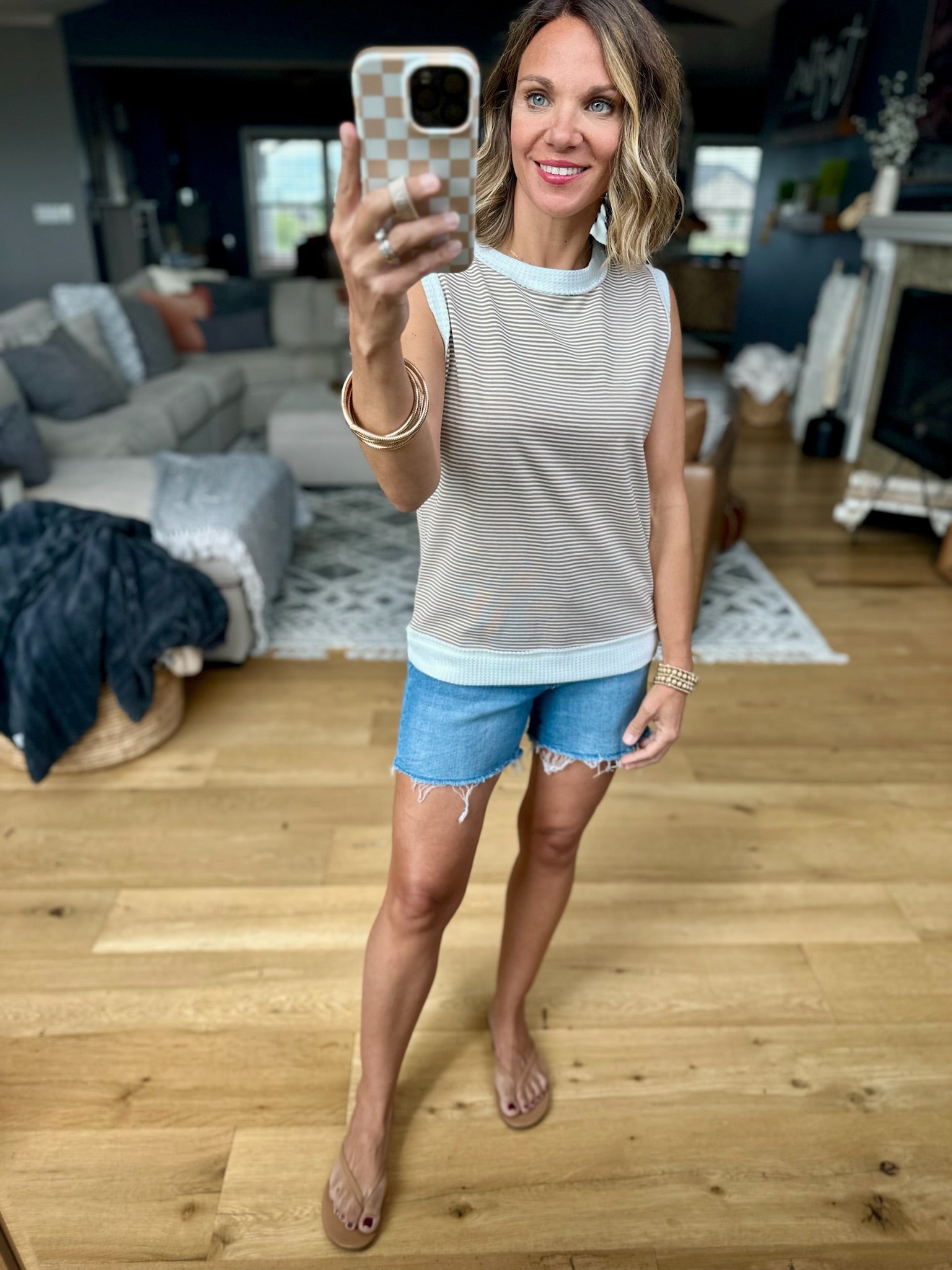 Impress Me Striped Top - Multiple Options-top-Wishlist-Anna Kaytes Boutique, Women's Fashion Boutique in Grinnell, Iowa