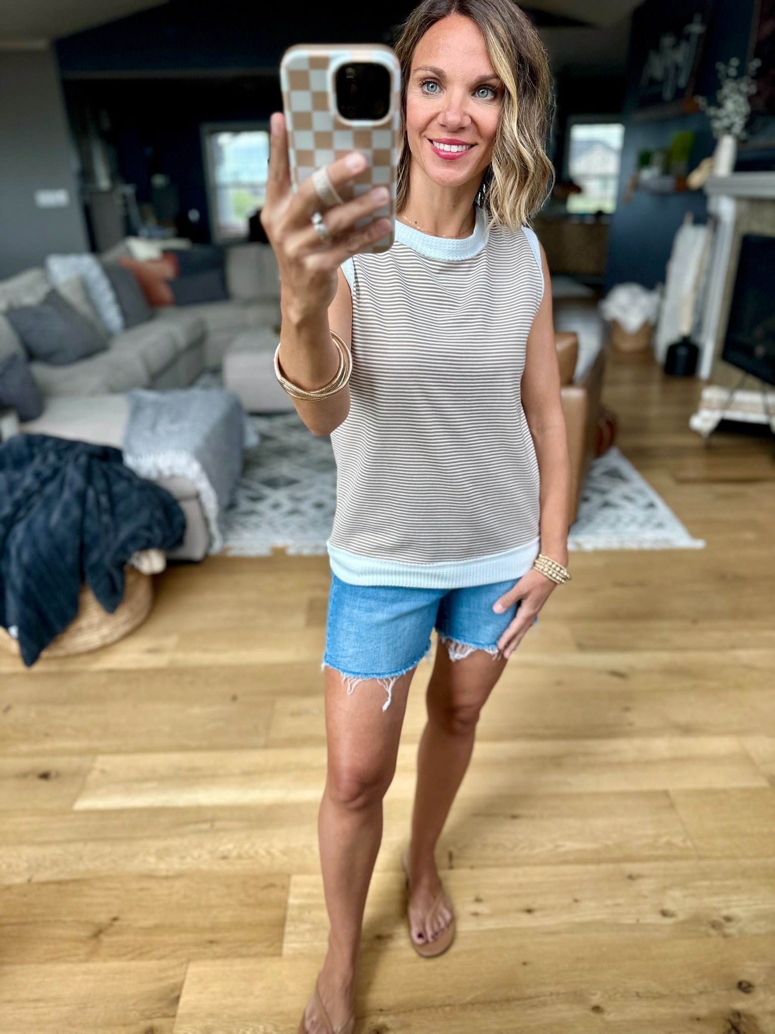 Impress Me Striped Top - Multiple Options-top-Wishlist-Anna Kaytes Boutique, Women's Fashion Boutique in Grinnell, Iowa