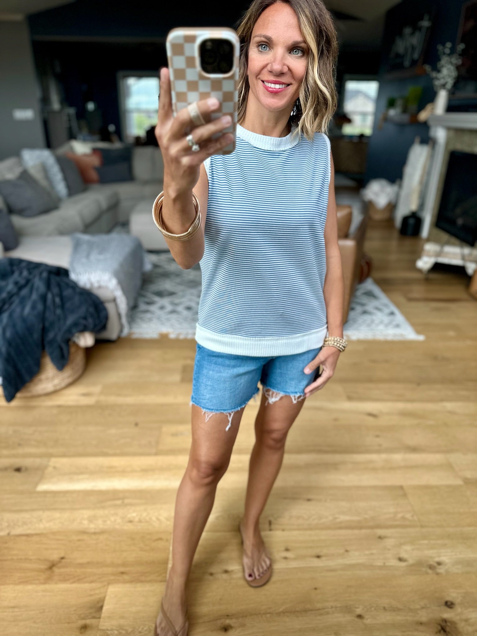 Impress Me Striped Top - Multiple Options-top-Wishlist-Anna Kaytes Boutique, Women's Fashion Boutique in Grinnell, Iowa