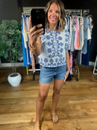 In The Right Place Flutter-Sleeve Top-Short Sleeves-THML-Anna Kaytes Boutique, Women's Fashion Boutique in Grinnell, Iowa