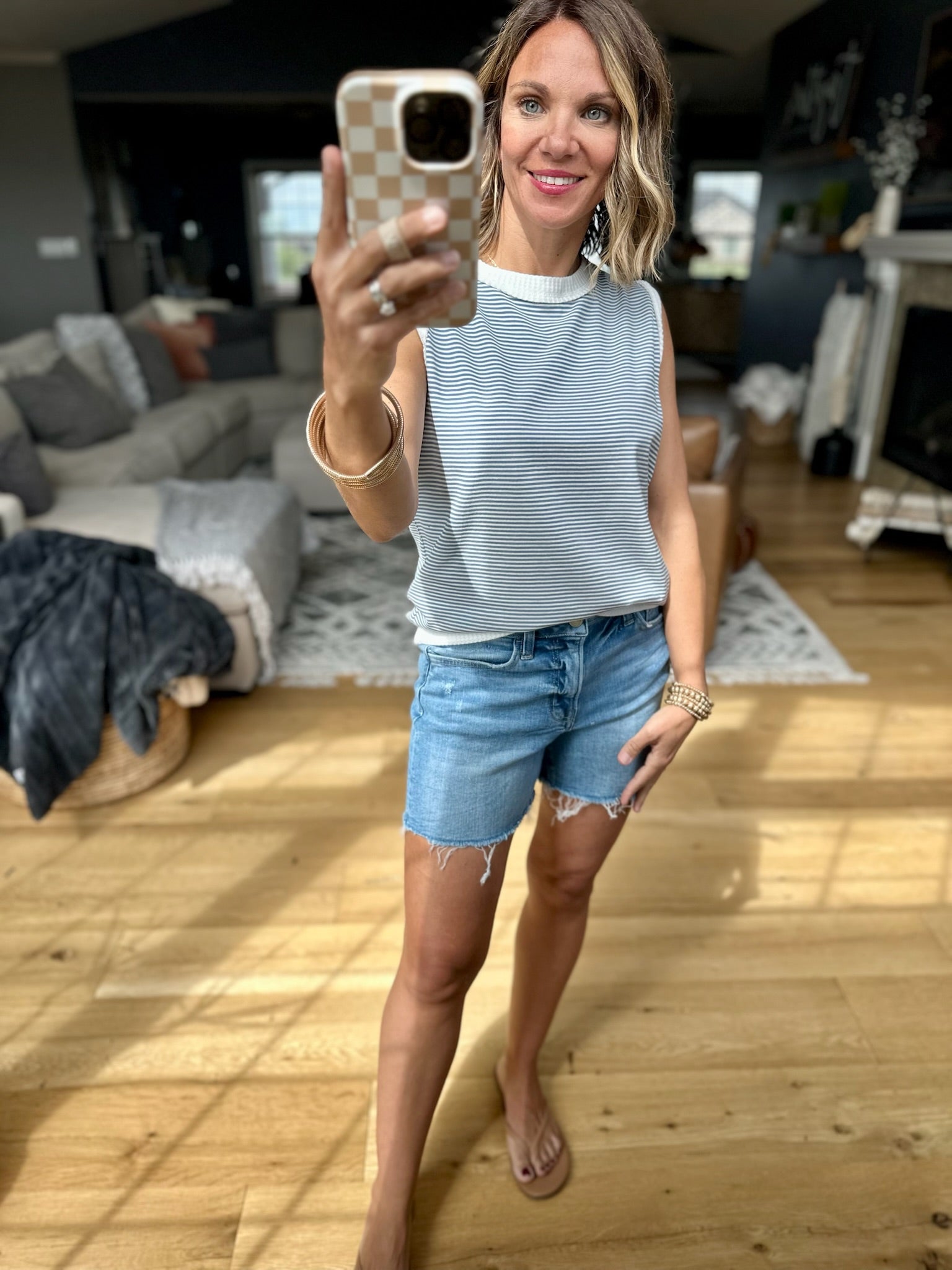 Impress Me Striped Top - Multiple Options-top-Wishlist-Anna Kaytes Boutique, Women's Fashion Boutique in Grinnell, Iowa