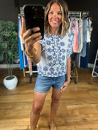 In The Right Place Flutter-Sleeve Top-Short Sleeves-THML-Anna Kaytes Boutique, Women's Fashion Boutique in Grinnell, Iowa