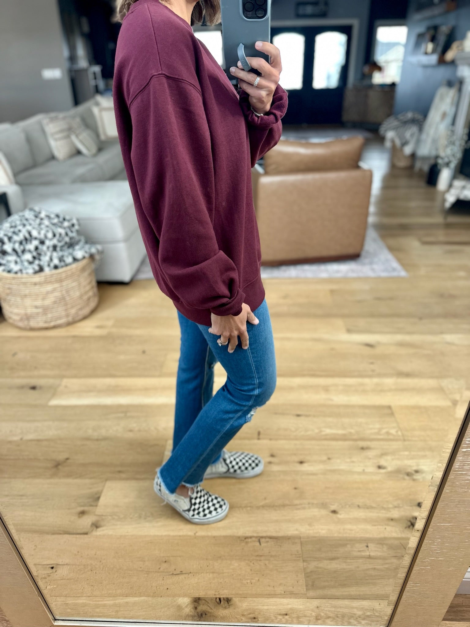 Move Along Z-Supply Crewneck Sweatshirt-Sweaters-Z Supply-Anna Kaytes Boutique, Women's Fashion Boutique in Grinnell, Iowa