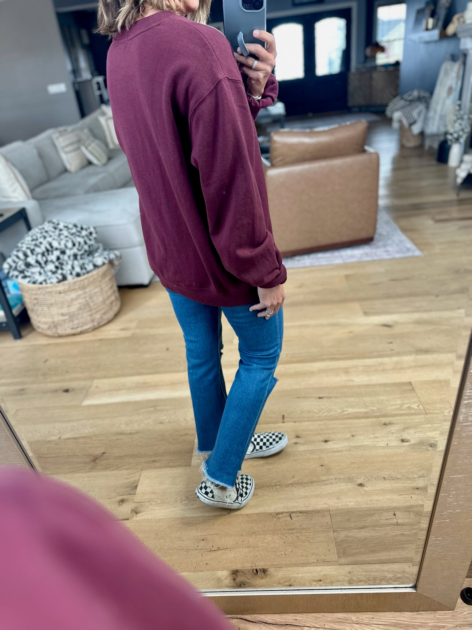 Move Along Z-Supply Crewneck Sweatshirt-Sweaters-Z Supply-Anna Kaytes Boutique, Women's Fashion Boutique in Grinnell, Iowa