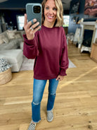 Move Along Z-Supply Crewneck Sweatshirt-Sweaters-Z Supply-Anna Kaytes Boutique, Women's Fashion Boutique in Grinnell, Iowa