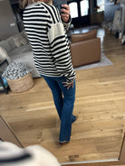 Want Us To Be Striped Knit Sweater-Sweaters-Wishlist-Anna Kaytes Boutique, Women's Fashion Boutique in Grinnell, Iowa