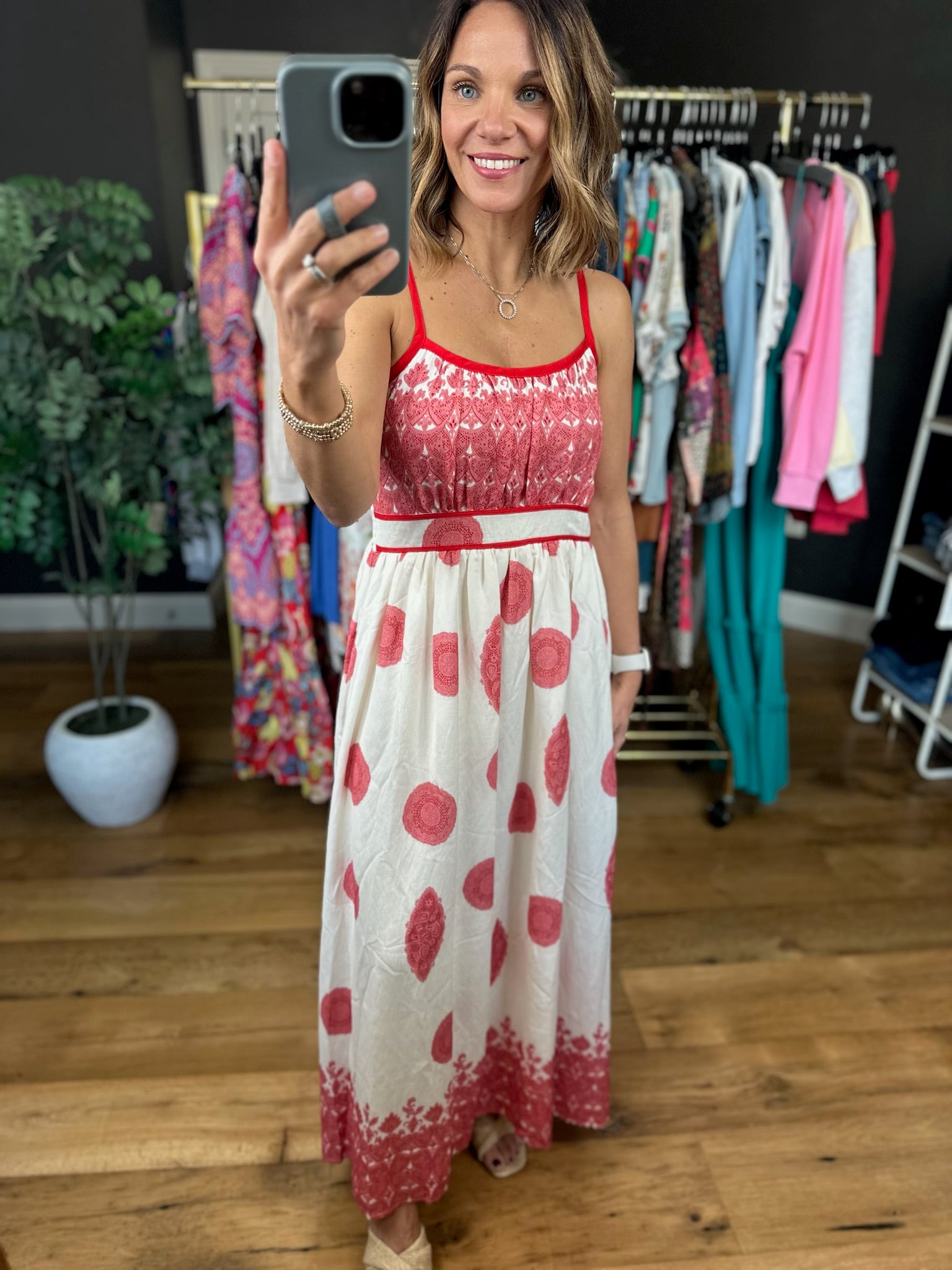 Warm Breeze Patterned Maxi Dress-Dresses-Jodifl-Anna Kaytes Boutique, Women's Fashion Boutique in Grinnell, Iowa