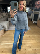 Between The Lines Mock-Neck Sweater-Sweaters-Wishlist-Anna Kaytes Boutique, Women's Fashion Boutique in Grinnell, Iowa