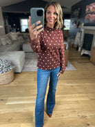 Call Me Wonderful Mock-Neck Top-Long Sleeves-Wishlist-Anna Kaytes Boutique, Women's Fashion Boutique in Grinnell, Iowa