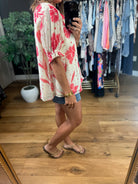 Favorite Day Floral Top-Short Sleeves-Umgee-Anna Kaytes Boutique, Women's Fashion Boutique in Grinnell, Iowa