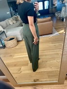 In The Loop High-Waisted Trouser Pants-Pants-Skies Are Blue-Anna Kaytes Boutique, Women's Fashion Boutique in Grinnell, Iowa