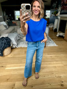 In The Right Place Drop-Shoulder Top-Les Amis-Anna Kaytes Boutique, Women's Fashion Boutique in Grinnell, Iowa