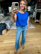 In The Right Place Drop-Shoulder Top-Les Amis-Anna Kaytes Boutique, Women's Fashion Boutique in Grinnell, Iowa
