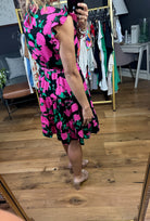 Saving the Night Floral Pocket Dress - Black-Dresses-Jodifl-Anna Kaytes Boutique, Women's Fashion Boutique in Grinnell, Iowa