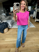 In The Right Place Drop-Shoulder Top-Les Amis-Anna Kaytes Boutique, Women's Fashion Boutique in Grinnell, Iowa