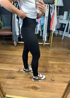 Heavenly Power Leggings - Black-Leggings-Mono B-Anna Kaytes Boutique, Women's Fashion Boutique in Grinnell, Iowa