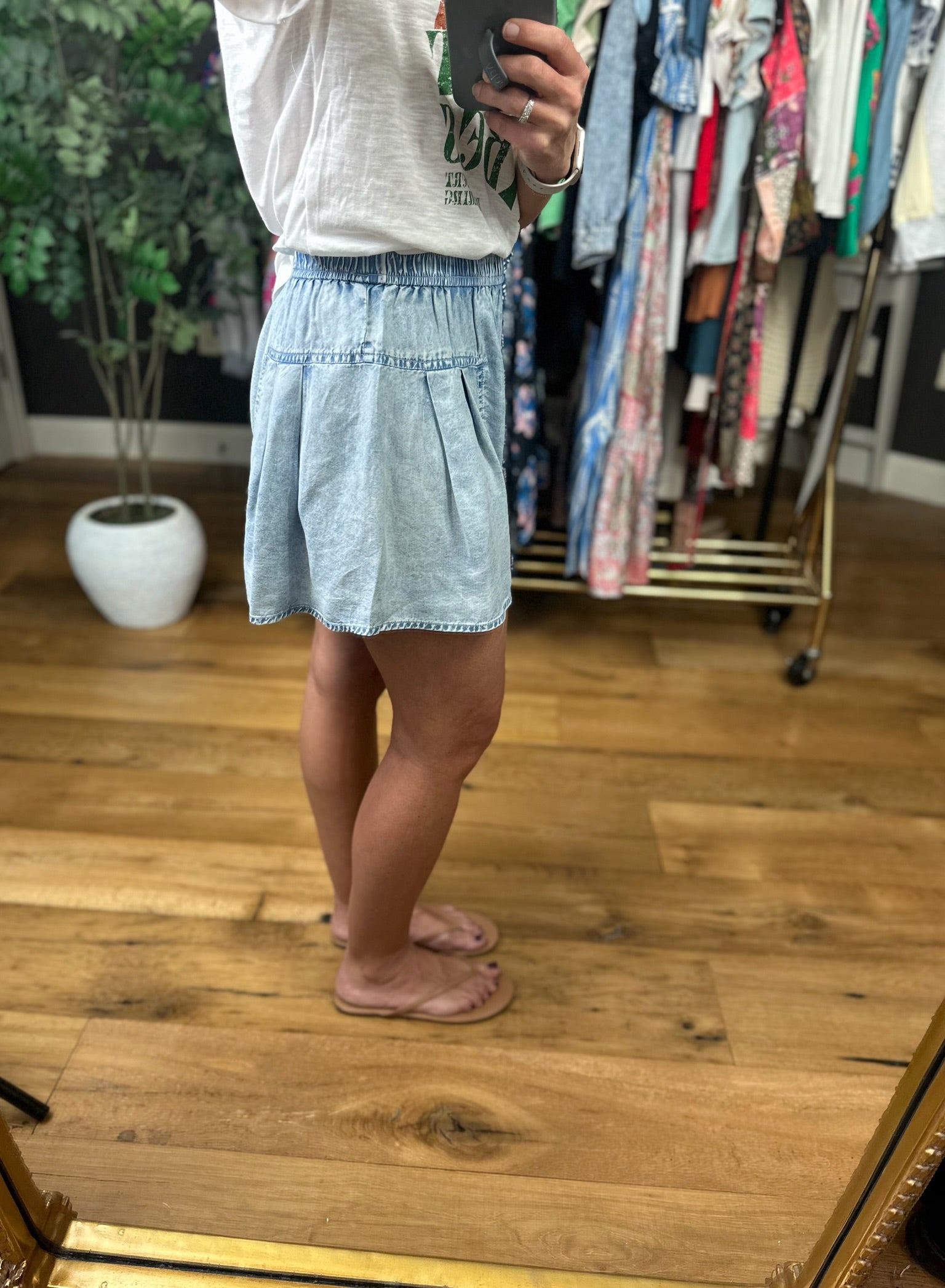 The Madison High-Waisted Shorts-Shorts-Doe & Rae-Anna Kaytes Boutique, Women's Fashion Boutique in Grinnell, Iowa