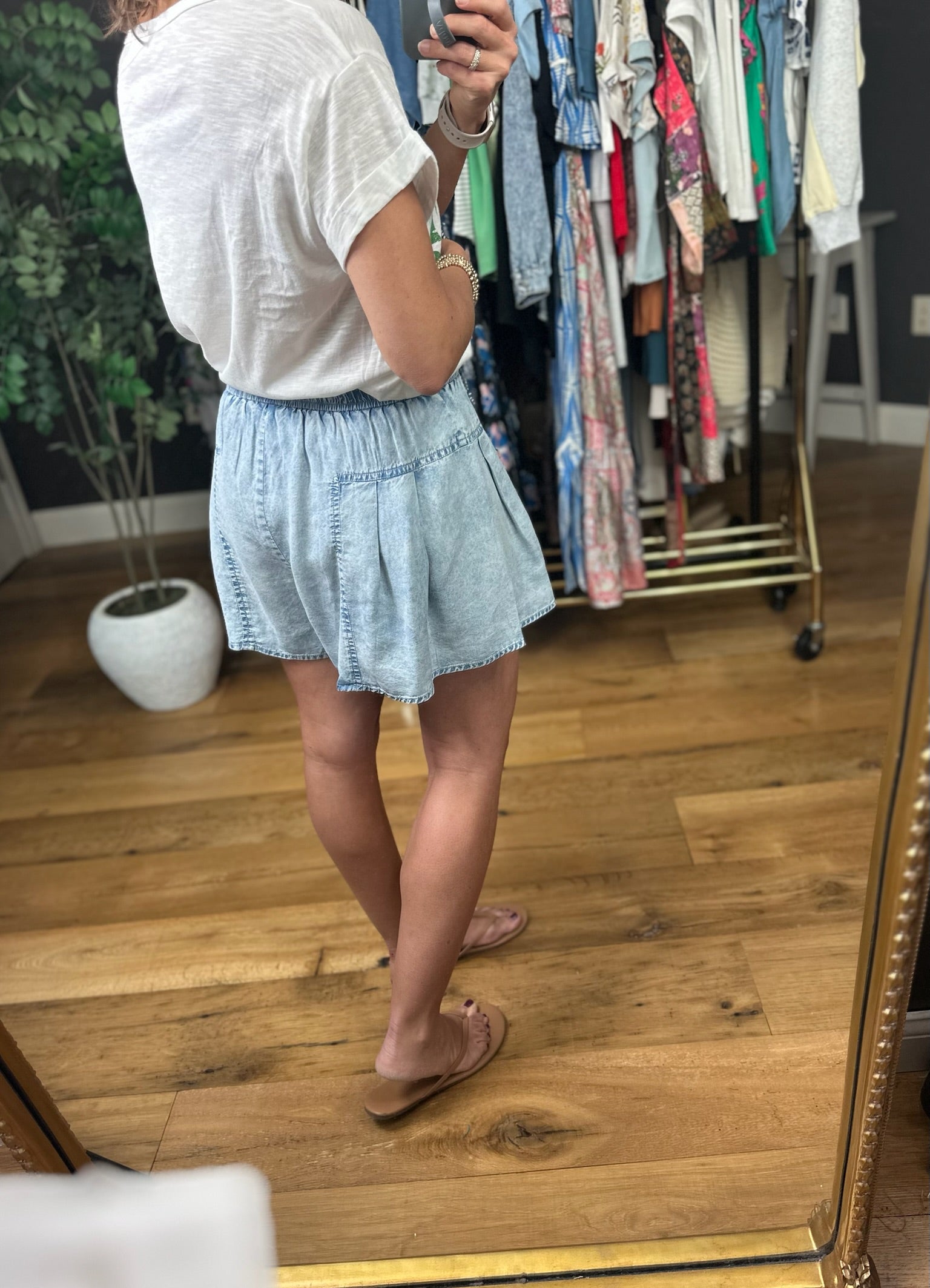 The Madison High-Waisted Shorts-Shorts-Doe & Rae-Anna Kaytes Boutique, Women's Fashion Boutique in Grinnell, Iowa