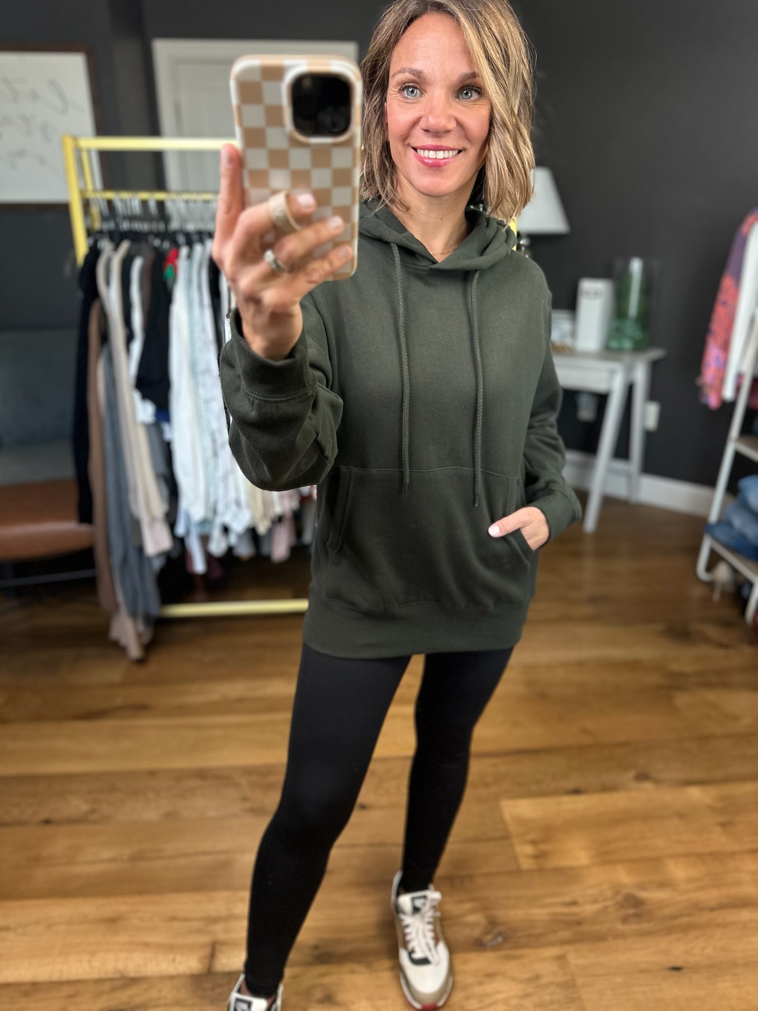 Weekend Stay Pocket Hoodie - Multiple Options-Reflex-Anna Kaytes Boutique, Women's Fashion Boutique in Grinnell, Iowa