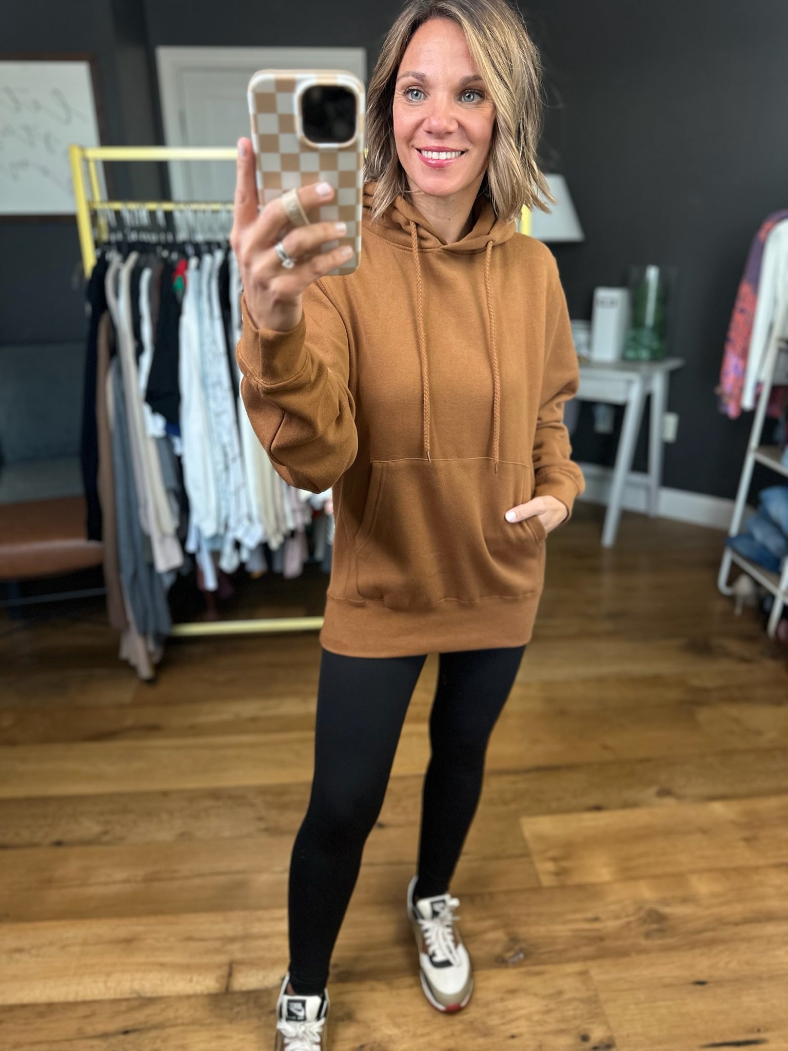 Weekend Stay Pocket Hoodie - Multiple Options-Reflex-Anna Kaytes Boutique, Women's Fashion Boutique in Grinnell, Iowa