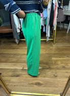 The Jade Wide-Leg Trouser - Green-Wishlist-Anna Kaytes Boutique, Women's Fashion Boutique in Grinnell, Iowa