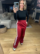 Casual Day Trim-Detail Pant-Pants-Very J-Anna Kaytes Boutique, Women's Fashion Boutique in Grinnell, Iowa