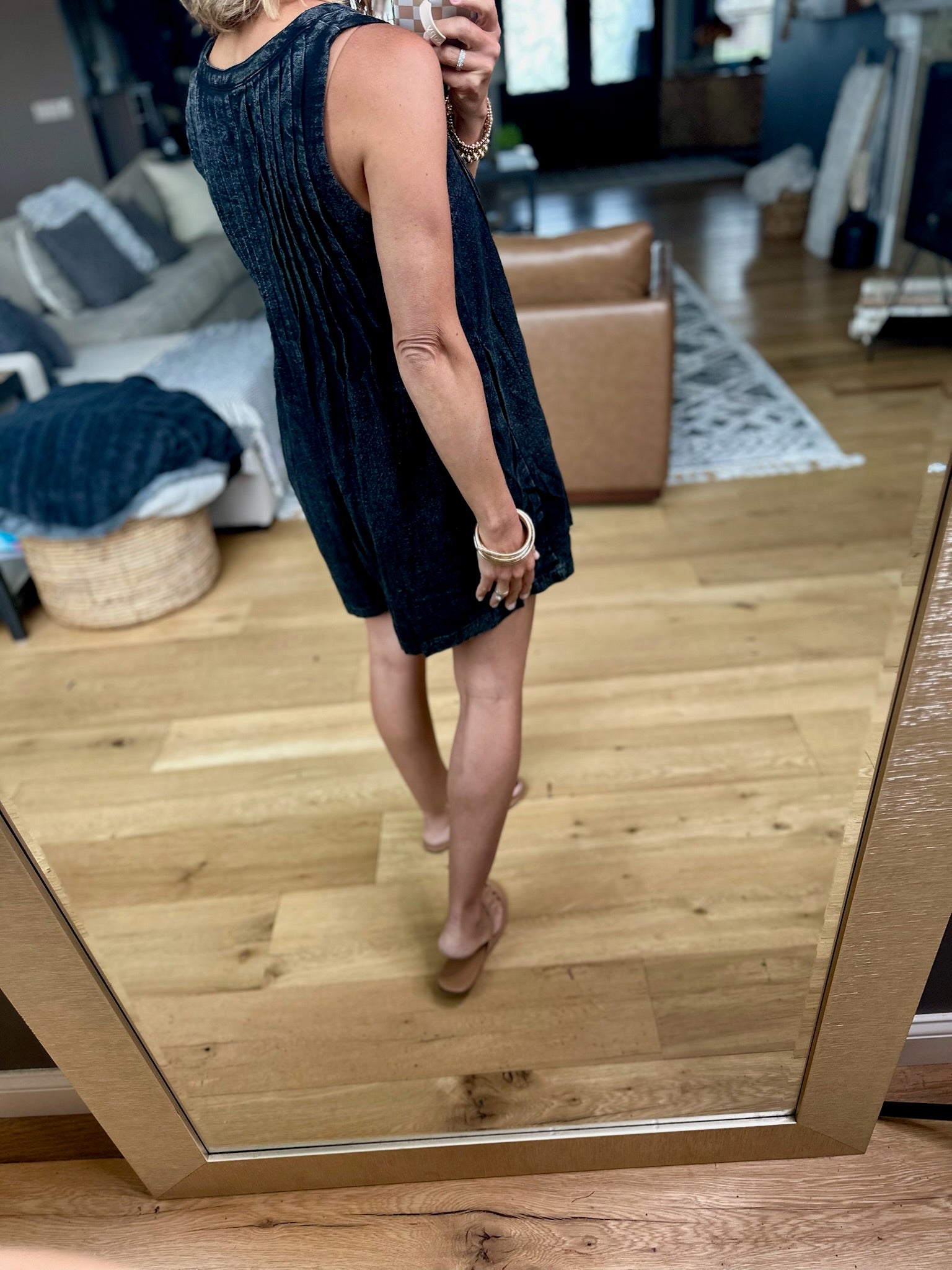 The Real Thing Tie-Front Romper-Dresses-Very J-Anna Kaytes Boutique, Women's Fashion Boutique in Grinnell, Iowa