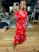 Golden Hour Floral Pocket Dress-THML-Anna Kaytes Boutique, Women's Fashion Boutique in Grinnell, Iowa