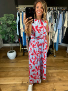 Along The Shore Patterned Pants-Pants-She & Sky-Anna Kaytes Boutique, Women's Fashion Boutique in Grinnell, Iowa