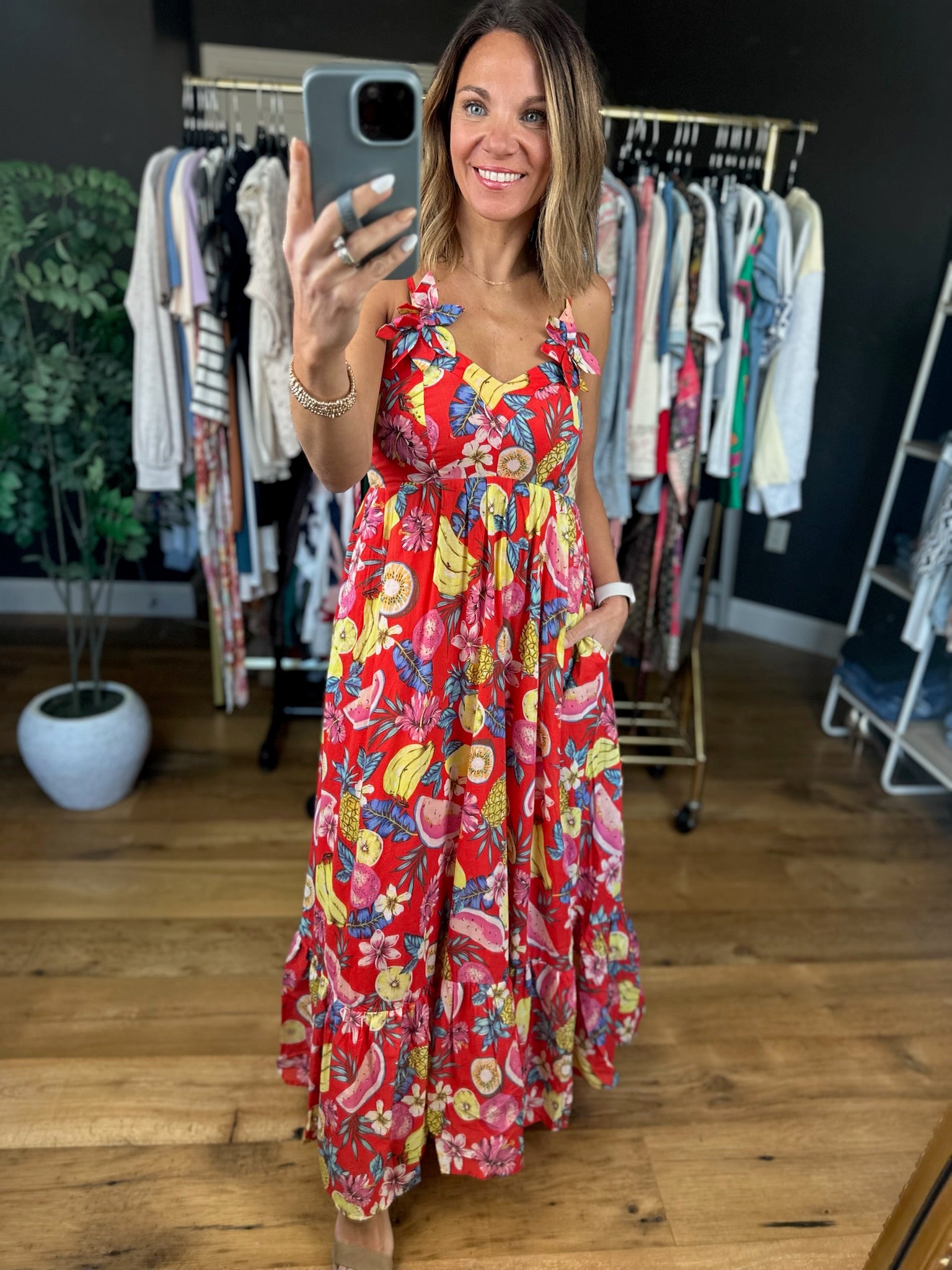 Tales of Tulum Pocket Maxi Dress-Dresses-Fate-Anna Kaytes Boutique, Women's Fashion Boutique in Grinnell, Iowa