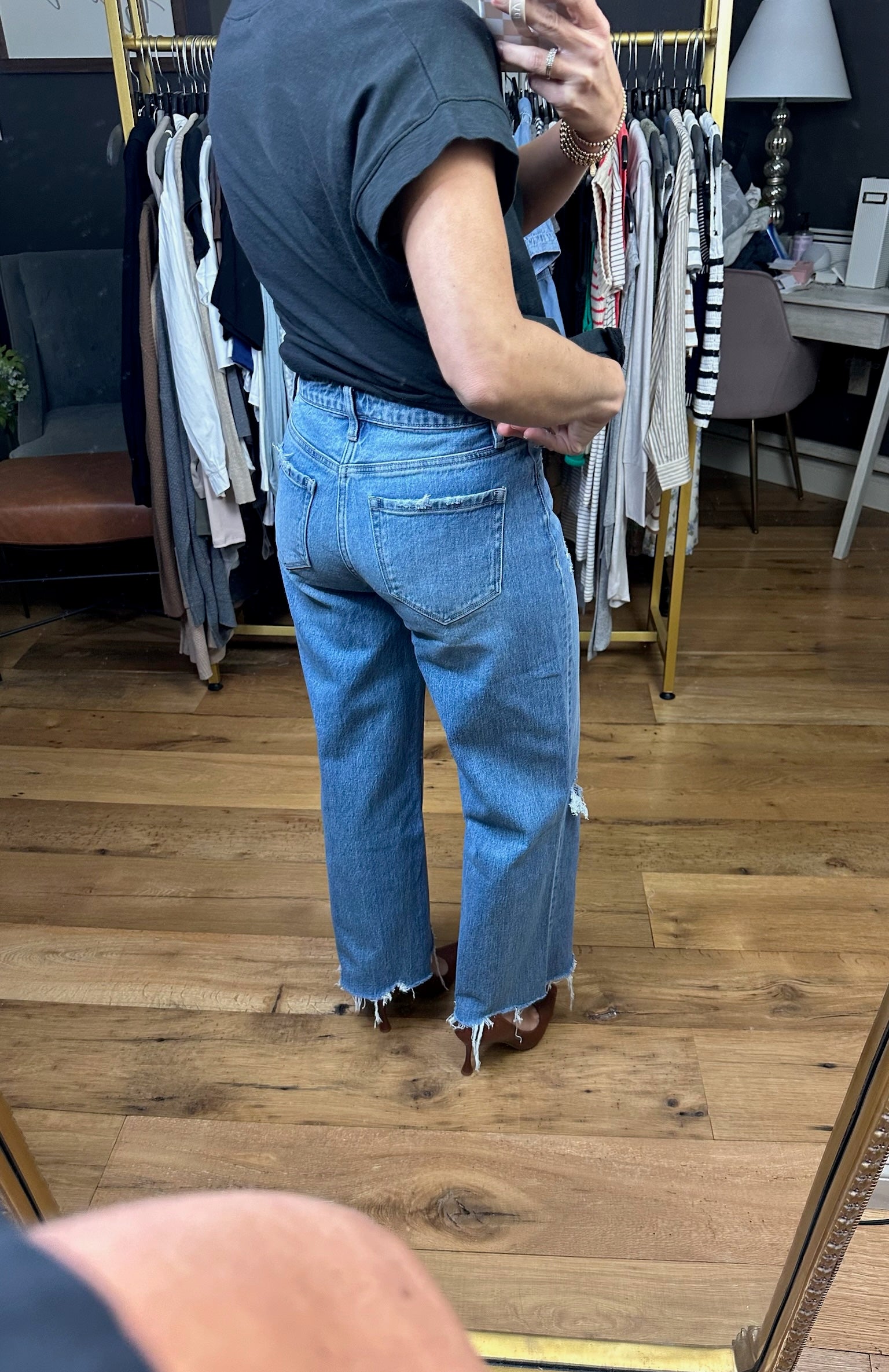 The Penelope High-Rise Wide-Leg Crop Denim-Vervet-Anna Kaytes Boutique, Women's Fashion Boutique in Grinnell, Iowa