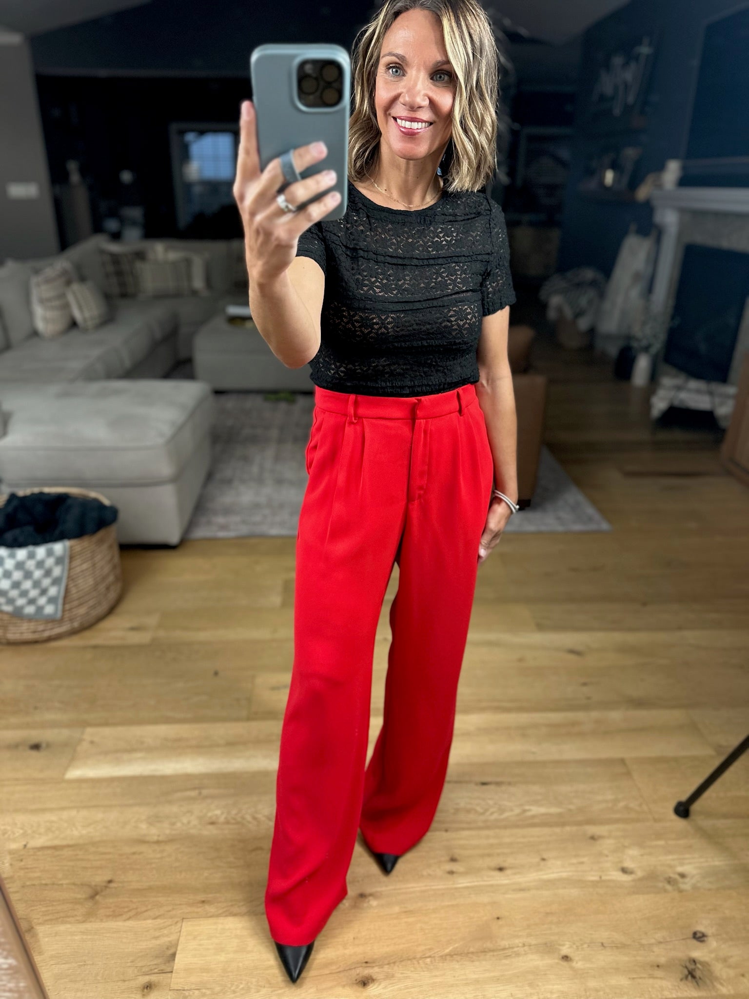 The Carson High-Rise Pants-Pants-Skies Are Blue-Anna Kaytes Boutique, Women's Fashion Boutique in Grinnell, Iowa