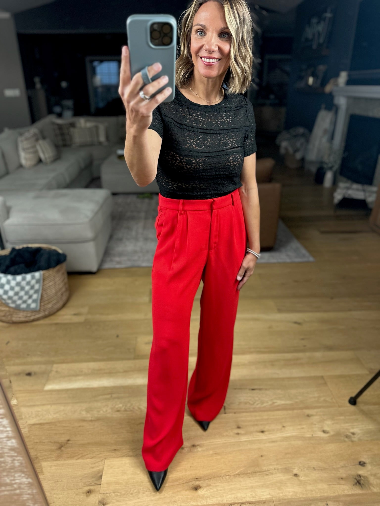 The Carson High-Rise Pants-Pants-Skies Are Blue-Anna Kaytes Boutique, Women's Fashion Boutique in Grinnell, Iowa