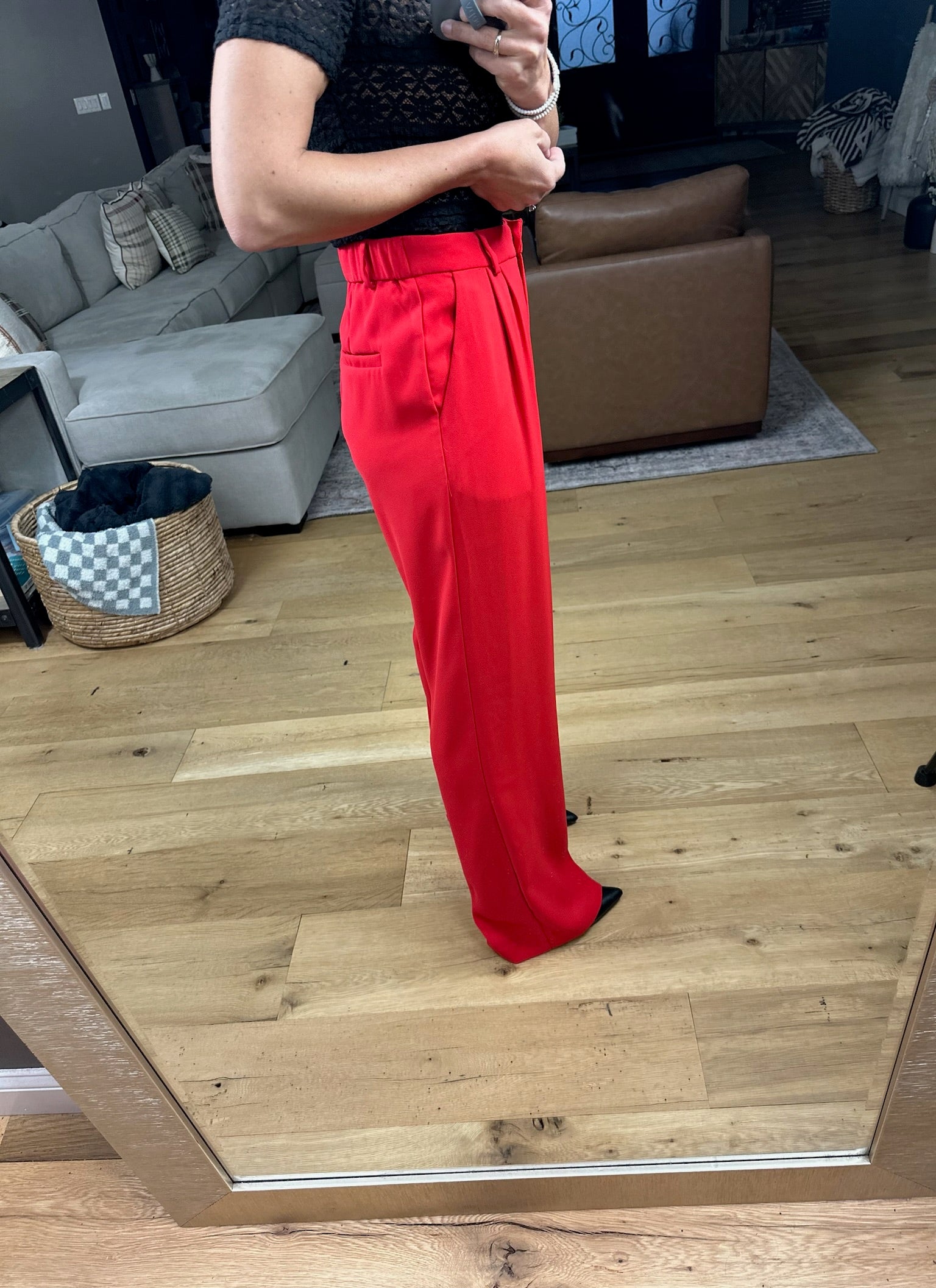 The Carson High-Rise Pants-Pants-Skies Are Blue-Anna Kaytes Boutique, Women's Fashion Boutique in Grinnell, Iowa