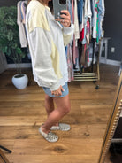 Give It All Contrast Crew-Sweaters-Fate-Anna Kaytes Boutique, Women's Fashion Boutique in Grinnell, Iowa