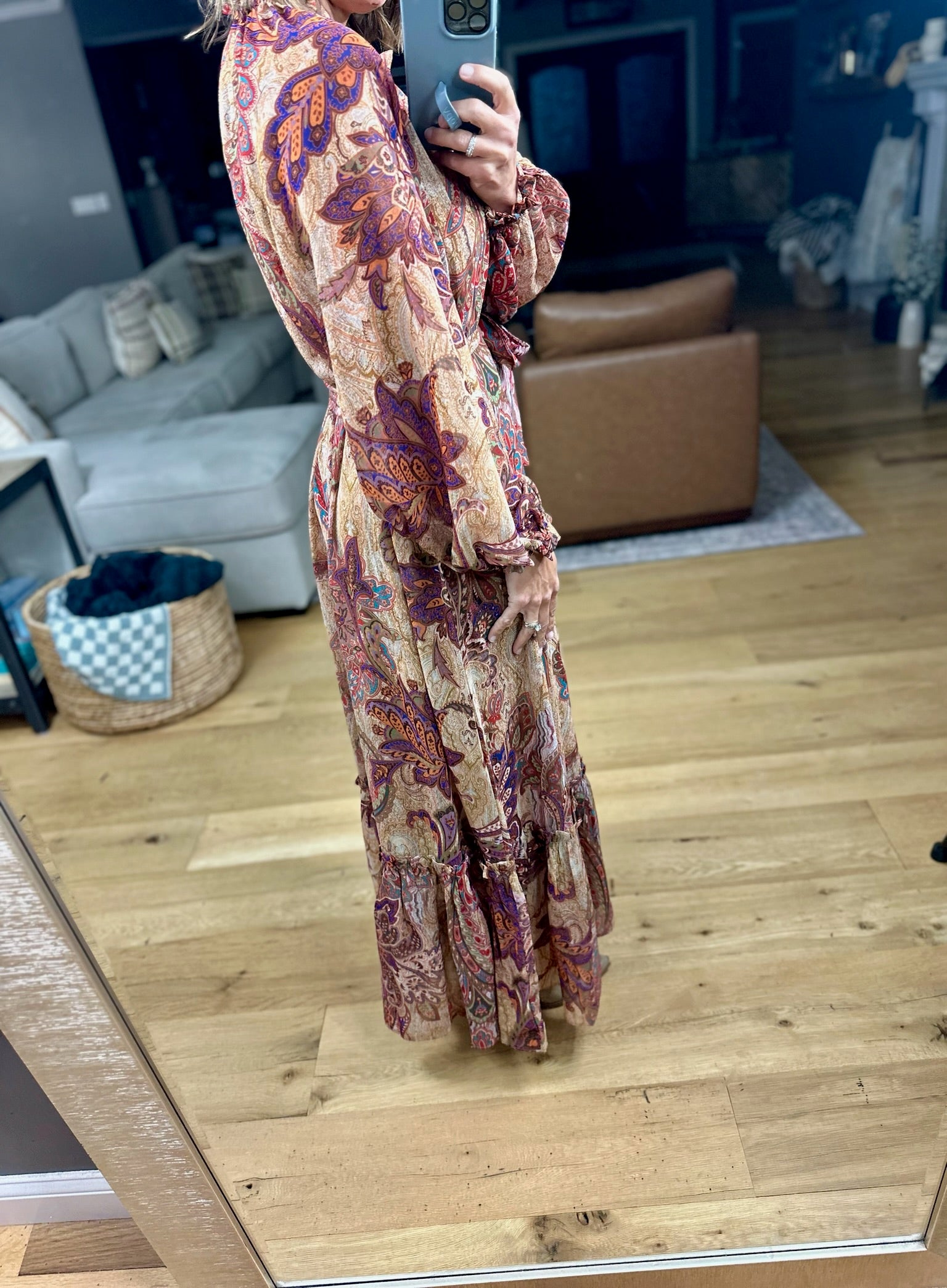 Magic Moments Paisley Dress-Dresses-Dress Forum-Anna Kaytes Boutique, Women's Fashion Boutique in Grinnell, Iowa