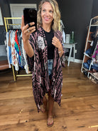 On Occasion Zebra and Floral Patterned Kimono - Pink Multi-Kimonos-Urbanista-Anna Kaytes Boutique, Women's Fashion Boutique in Grinnell, Iowa