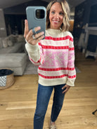 Right At Home Fair Isle Sweater-Sweaters-& Merci-Anna Kaytes Boutique, Women's Fashion Boutique in Grinnell, Iowa