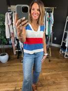 Liberty Lane V-Neck Top-Sleeveless-Wishlist-Anna Kaytes Boutique, Women's Fashion Boutique in Grinnell, Iowa