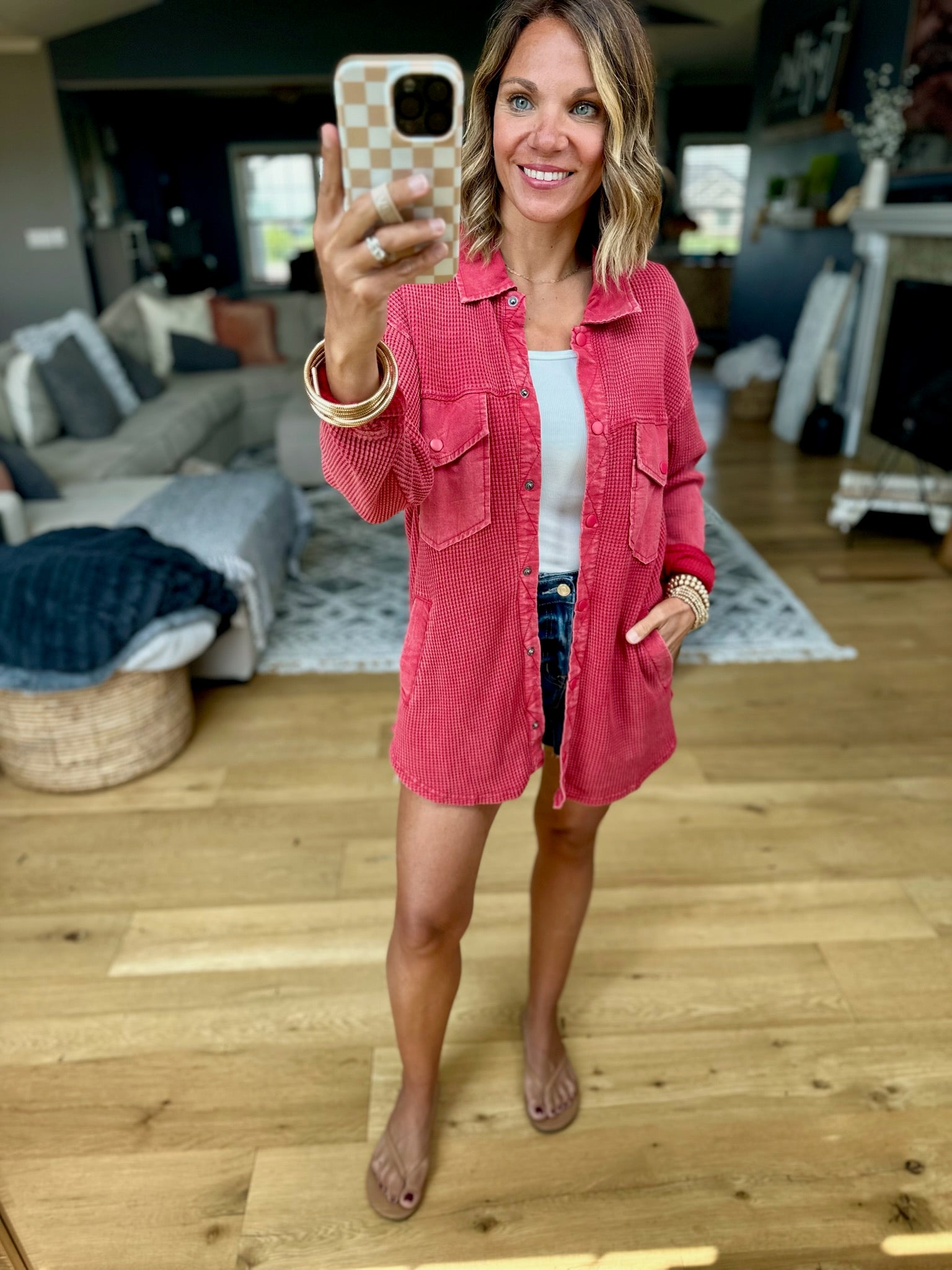 Strong Feelings Mineral Wash Shacket-Mono B-Anna Kaytes Boutique, Women's Fashion Boutique in Grinnell, Iowa