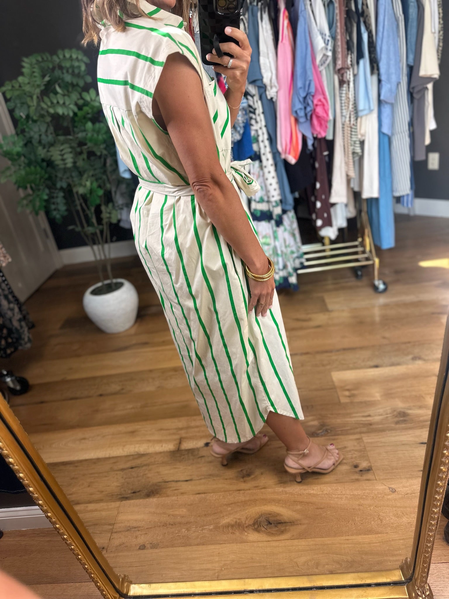Weekend Getaway Striped Dress-Dresses-Entro-Anna Kaytes Boutique, Women's Fashion Boutique in Grinnell, Iowa