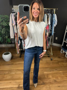 Adore You Studded Top-Short Sleeves-Dari & Dani-Anna Kaytes Boutique, Women's Fashion Boutique in Grinnell, Iowa