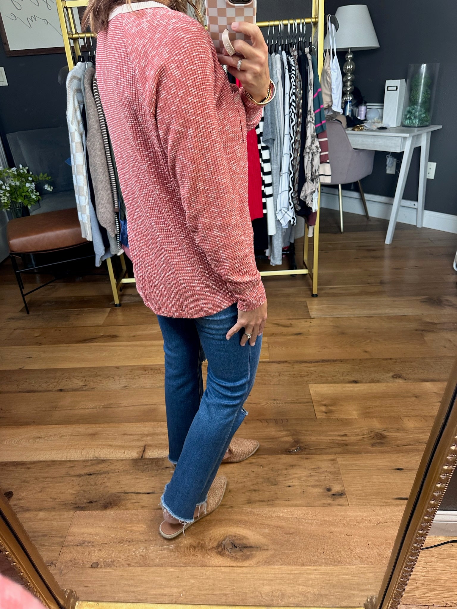 A Lot To Say Heathered Long Sleeve Top - Multiple Options-Staccato 17422-Anna Kaytes Boutique, Women's Fashion Boutique in Grinnell, Iowa