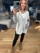 Hanging On Inside Out V-Neck Hoodie-Sweaters-Mono B-Anna Kaytes Boutique, Women's Fashion Boutique in Grinnell, Iowa