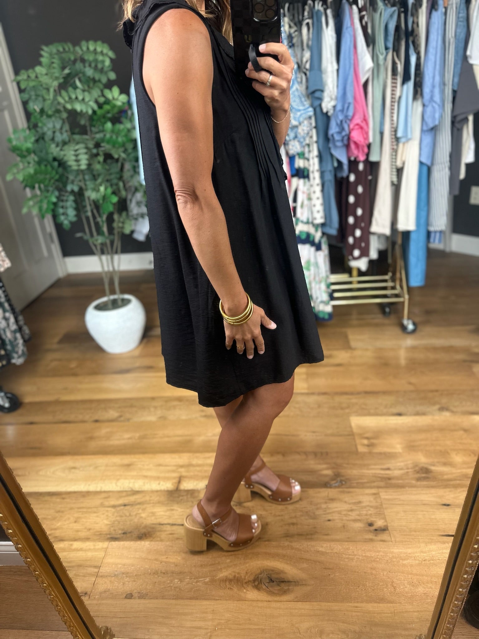 Night Out Pocket Dress-Dresses-Entro-Anna Kaytes Boutique, Women's Fashion Boutique in Grinnell, Iowa
