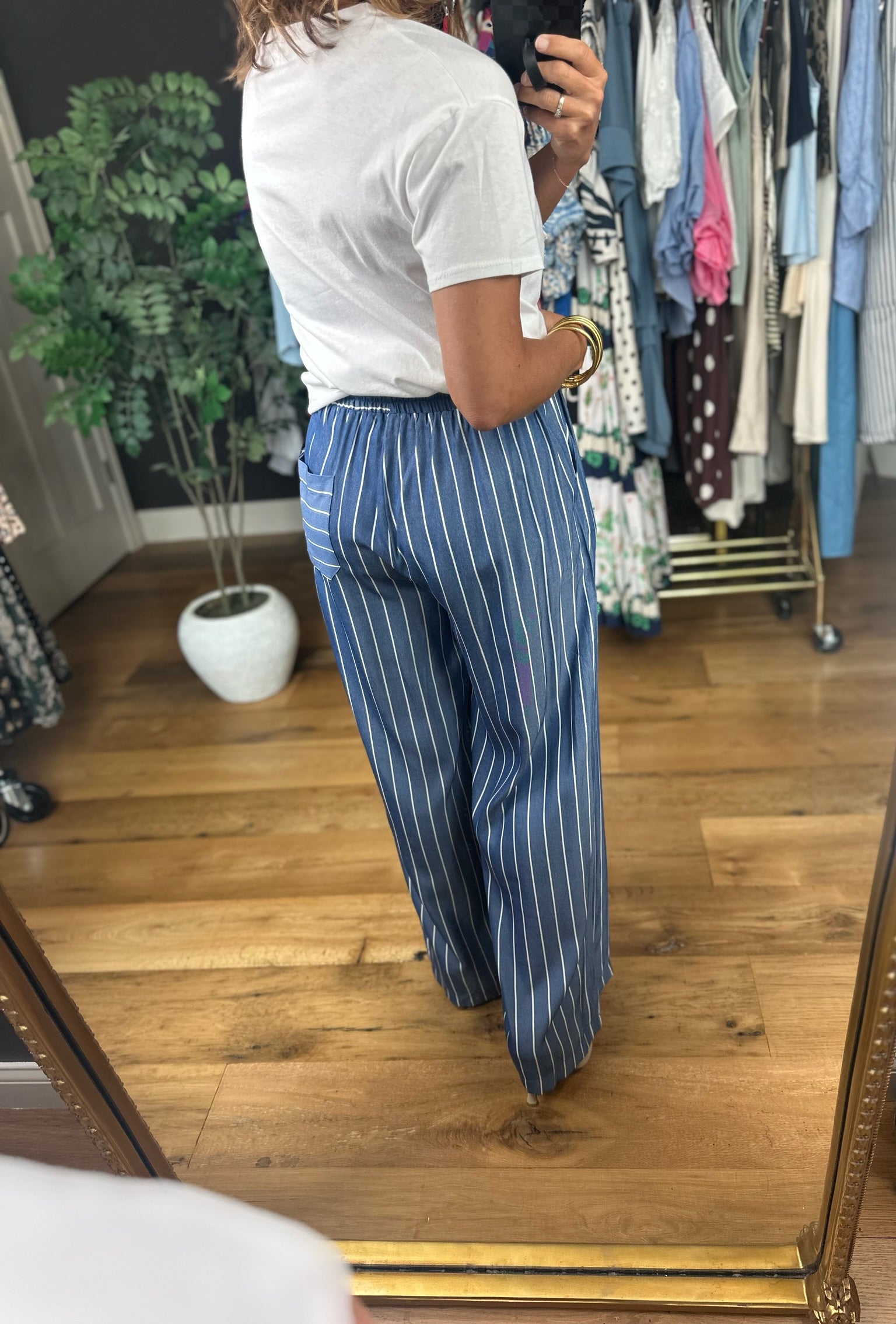 Normal Life Striped Pant-Pants-Glam-Anna Kaytes Boutique, Women's Fashion Boutique in Grinnell, Iowa