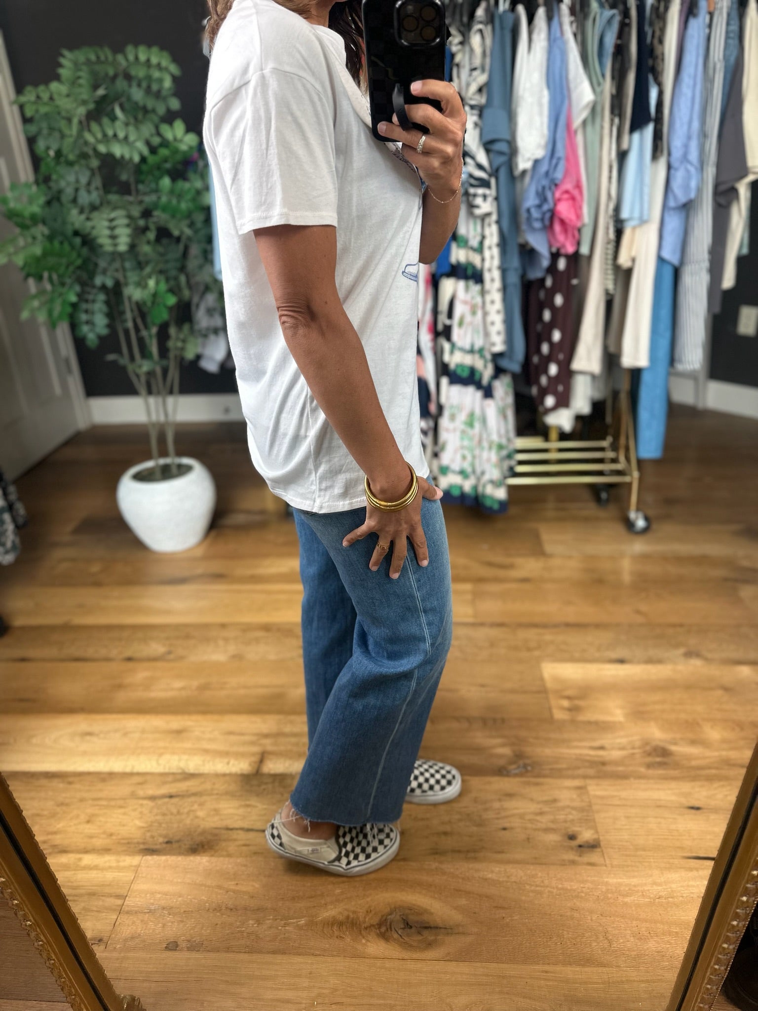 Feeling Lucky Graphic Tee-Short Sleeves-Tres Bien-Anna Kaytes Boutique, Women's Fashion Boutique in Grinnell, Iowa