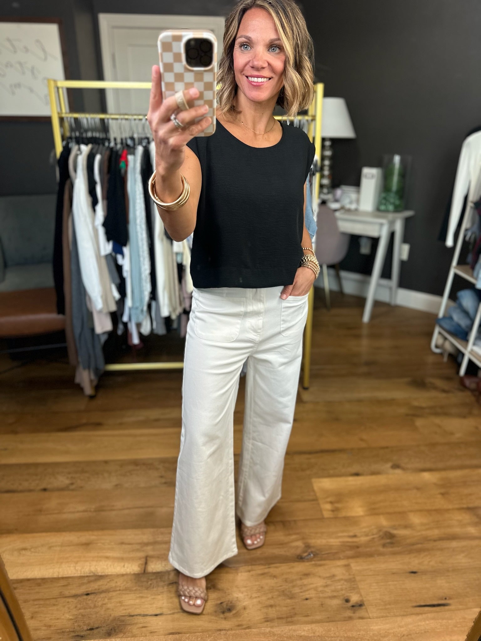 The Nina Vintage Wide-Leg Pant - Multiple Options-Thread & Supply-Anna Kaytes Boutique, Women's Fashion Boutique in Grinnell, Iowa