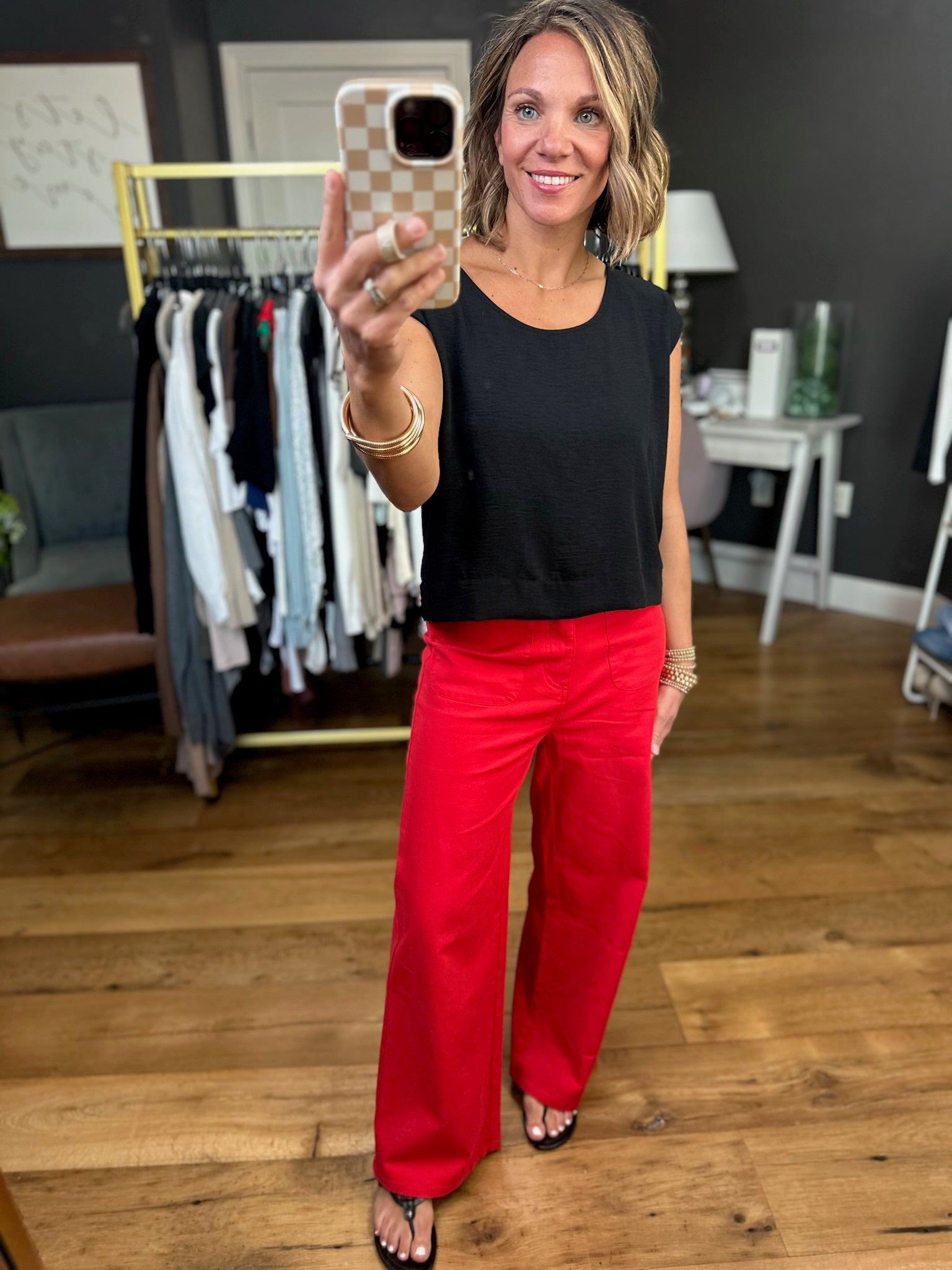 The Nina Vintage Wide-Leg Pant - Multiple Options-Thread & Supply-Anna Kaytes Boutique, Women's Fashion Boutique in Grinnell, Iowa