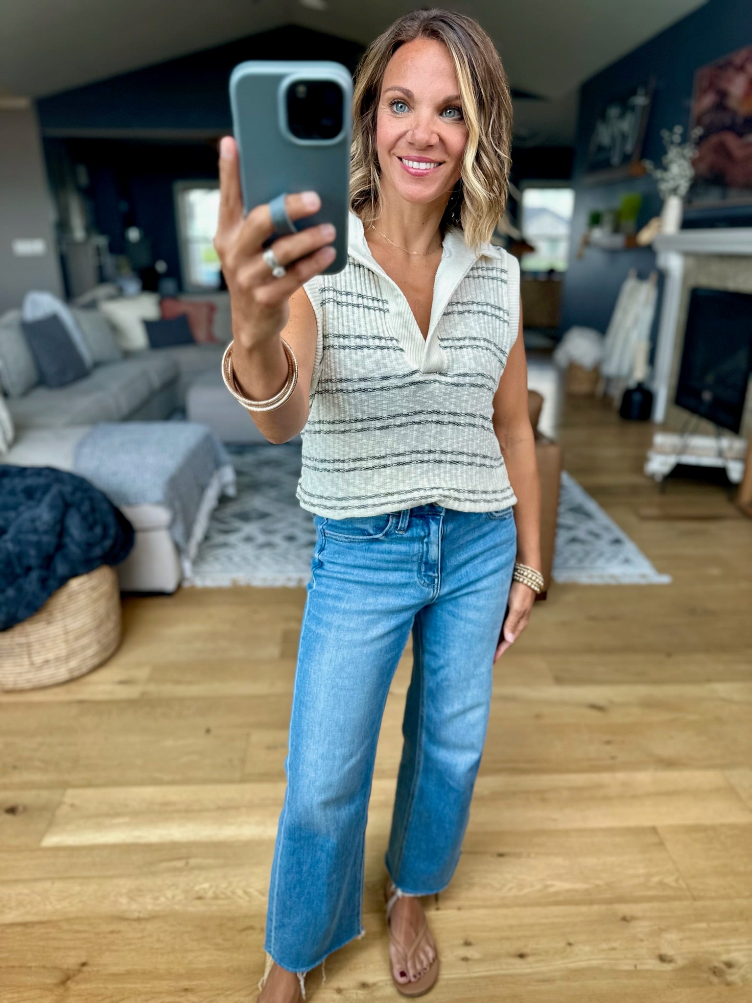 Whisper Of Summer Knit Top-top-By Together-Anna Kaytes Boutique, Women's Fashion Boutique in Grinnell, Iowa